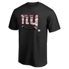 New York Giants Personalized Midnight Mascot T-Shirt Black | NFL
