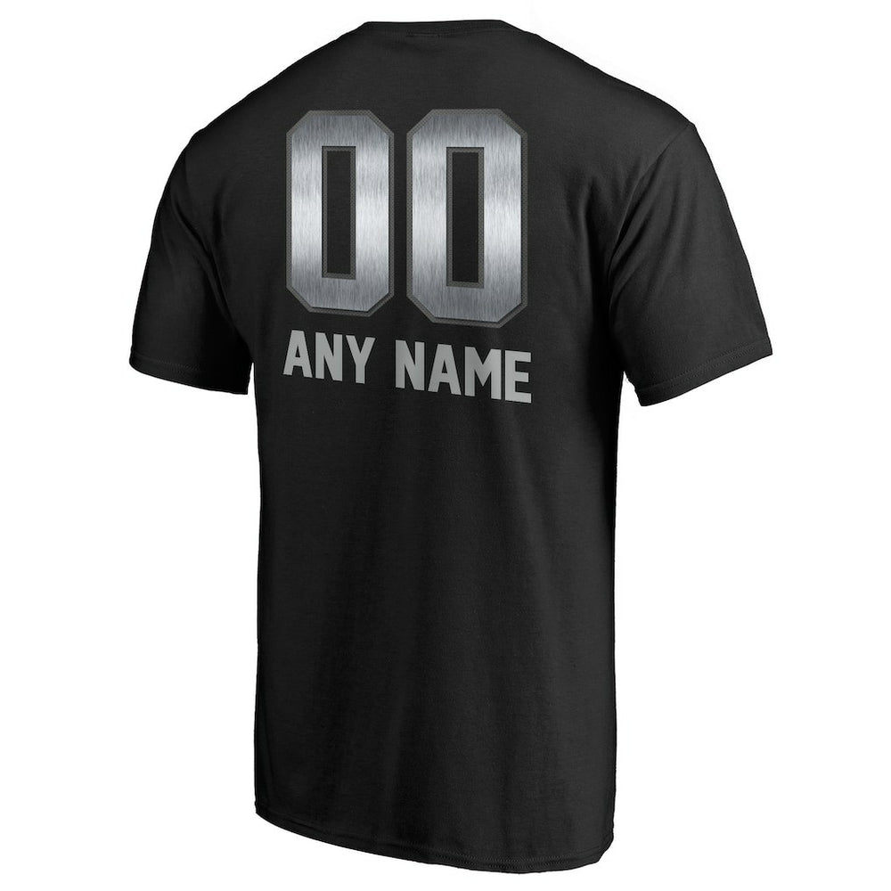 Philadelphia Eagles Personalized Midnight Mascot T-Shirt Black | NFL