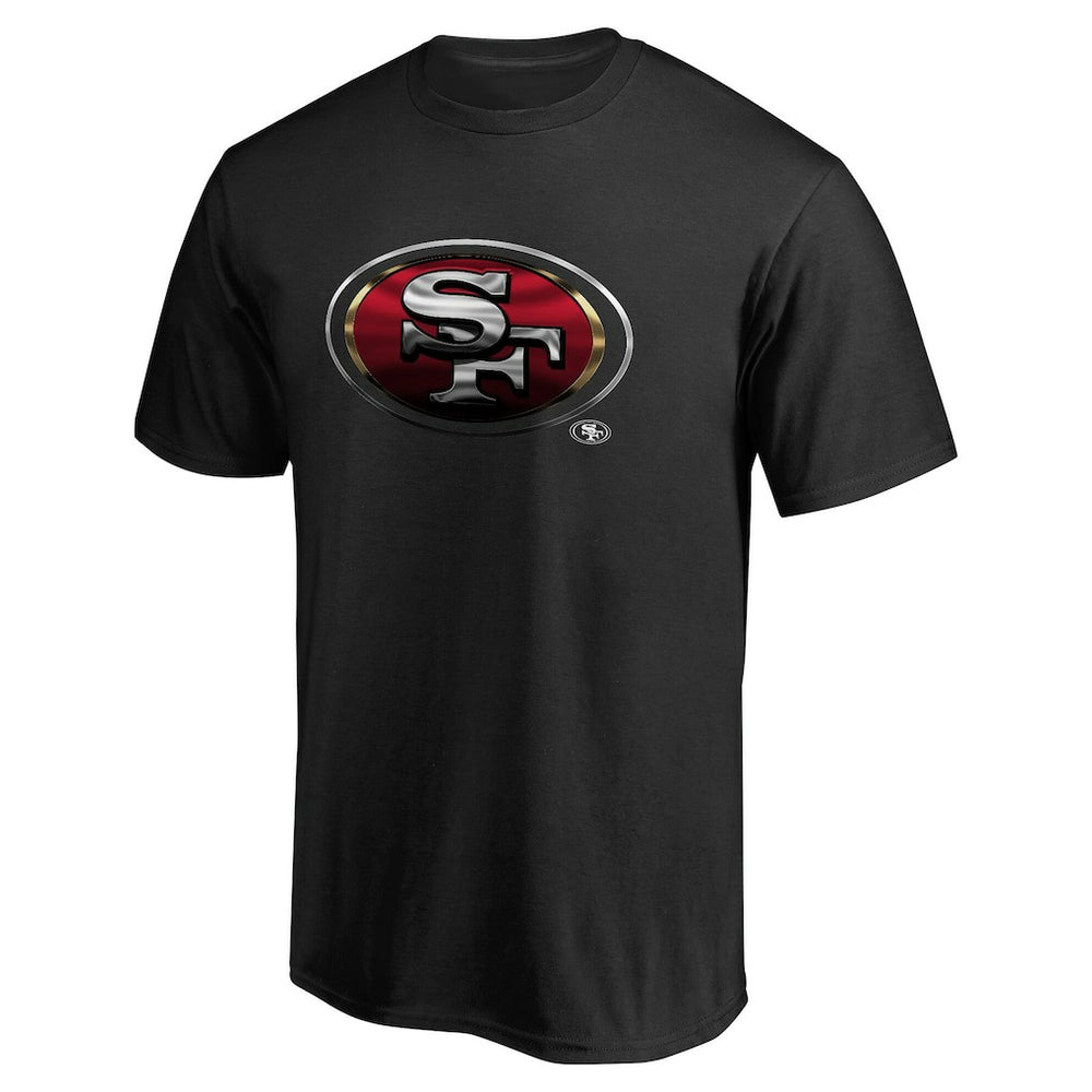 San Francisco 49ers Personalized Midnight Mascot T-Shirt Black | NFL