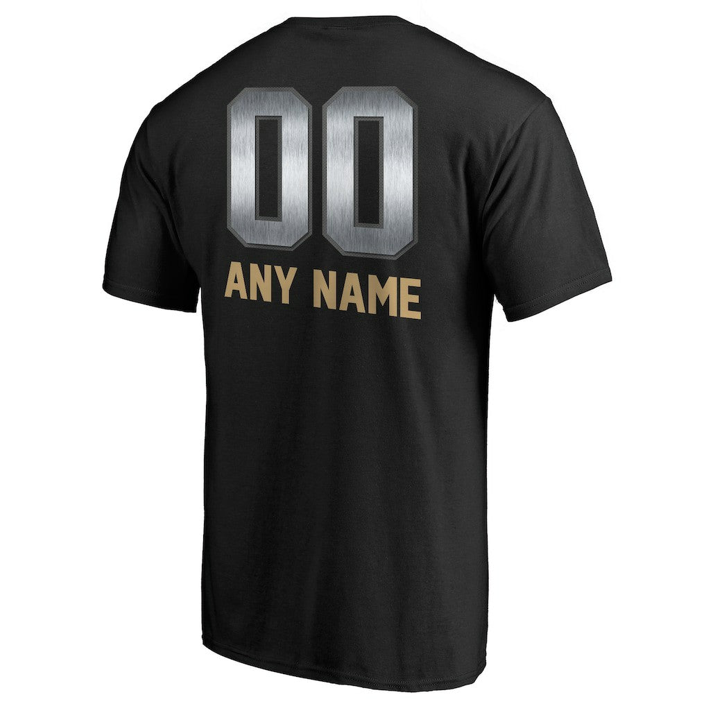 San Francisco 49ers Personalized Midnight Mascot T-Shirt Black | NFL