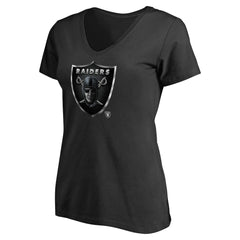 Las Vegas Raiders Women's Personalized Midnight Mascot T-Shirt Black | NFL