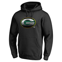 Green Bay Packers Personalized Midnight Mascot Pullover Hoodie Black | NFL