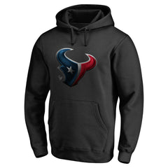 Houston Texans Personalized Midnight Mascot Pullover Hoodie Black | NFL
