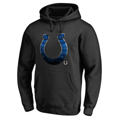 Indianapolis Colts Personalized Midnight Mascot Pullover Hoodie Black | NFL