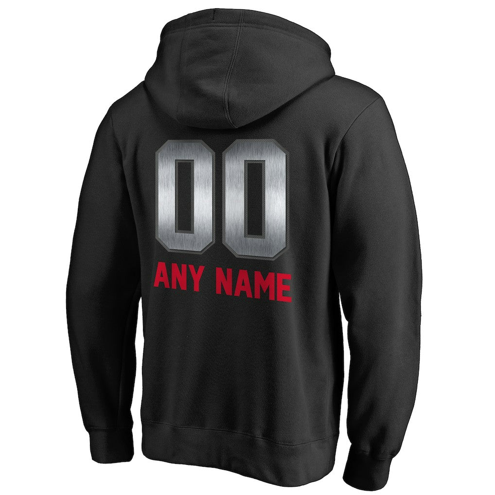 Kansas City Chiefs Personalized Midnight Mascot Pullover Hoodie Black | NFL