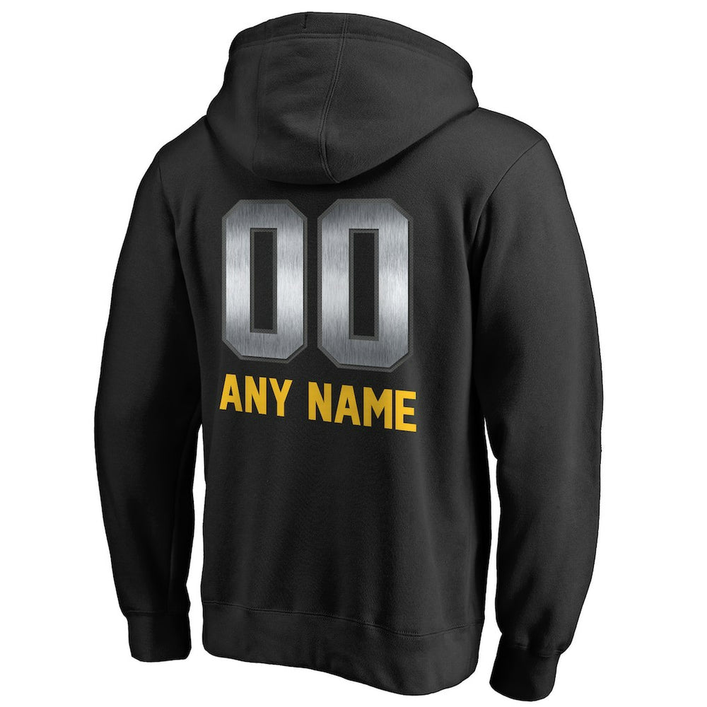 Minnesota Vikings Personalized Midnight Mascot Pullover Hoodie Black | NFL