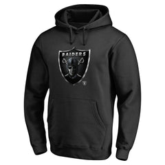 Las Vegas Raiders Personalized Midnight Mascot Pullover Hoodie Black | NFL