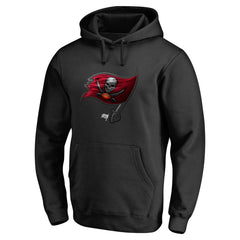 Tampa Bay Buccaneers Personalized Midnight Mascot Pullover Hoodie Black | NFL
