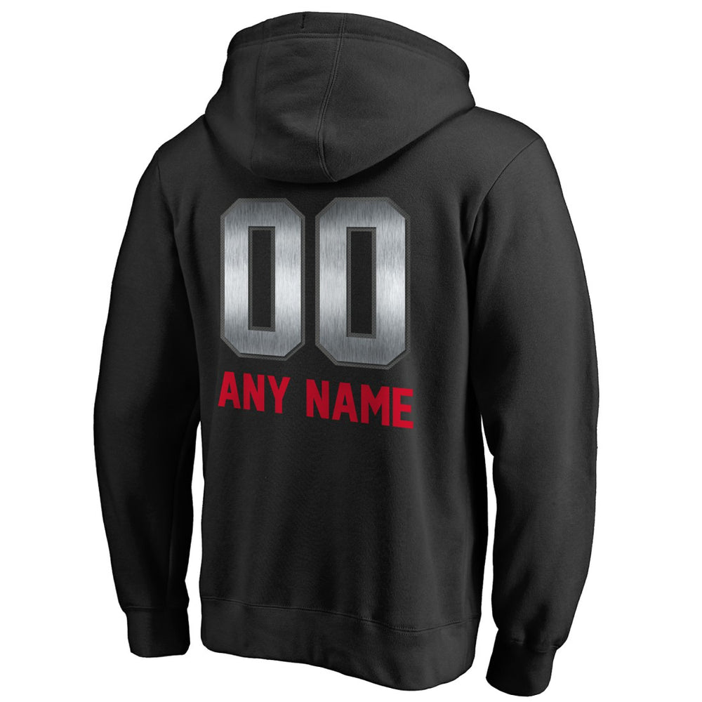 Tampa Bay Buccaneers Personalized Midnight Mascot Pullover Hoodie Black | NFL