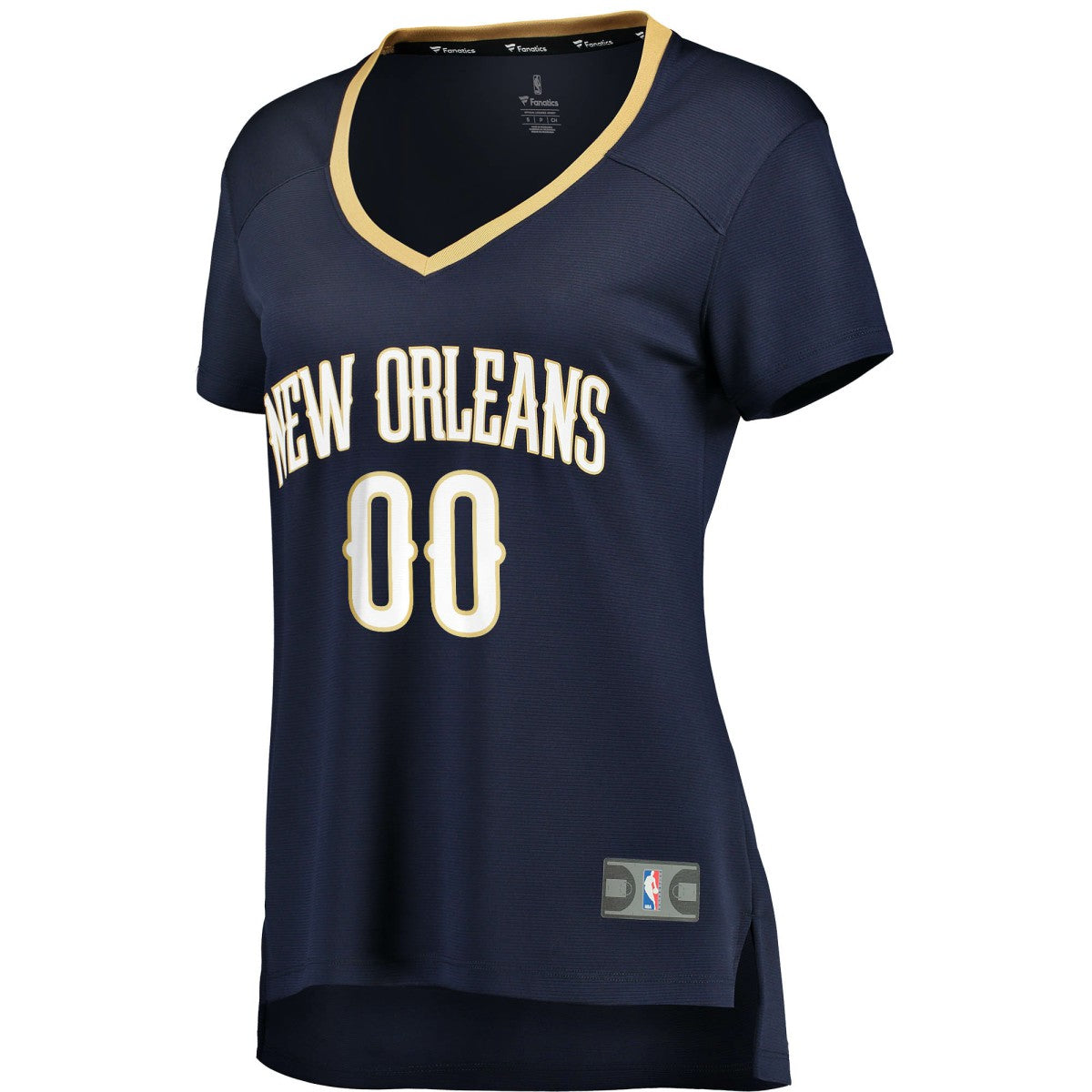 New Orleans Pelicans Women's Fast Break Custom Jersey Navy Icon Edition - NBA