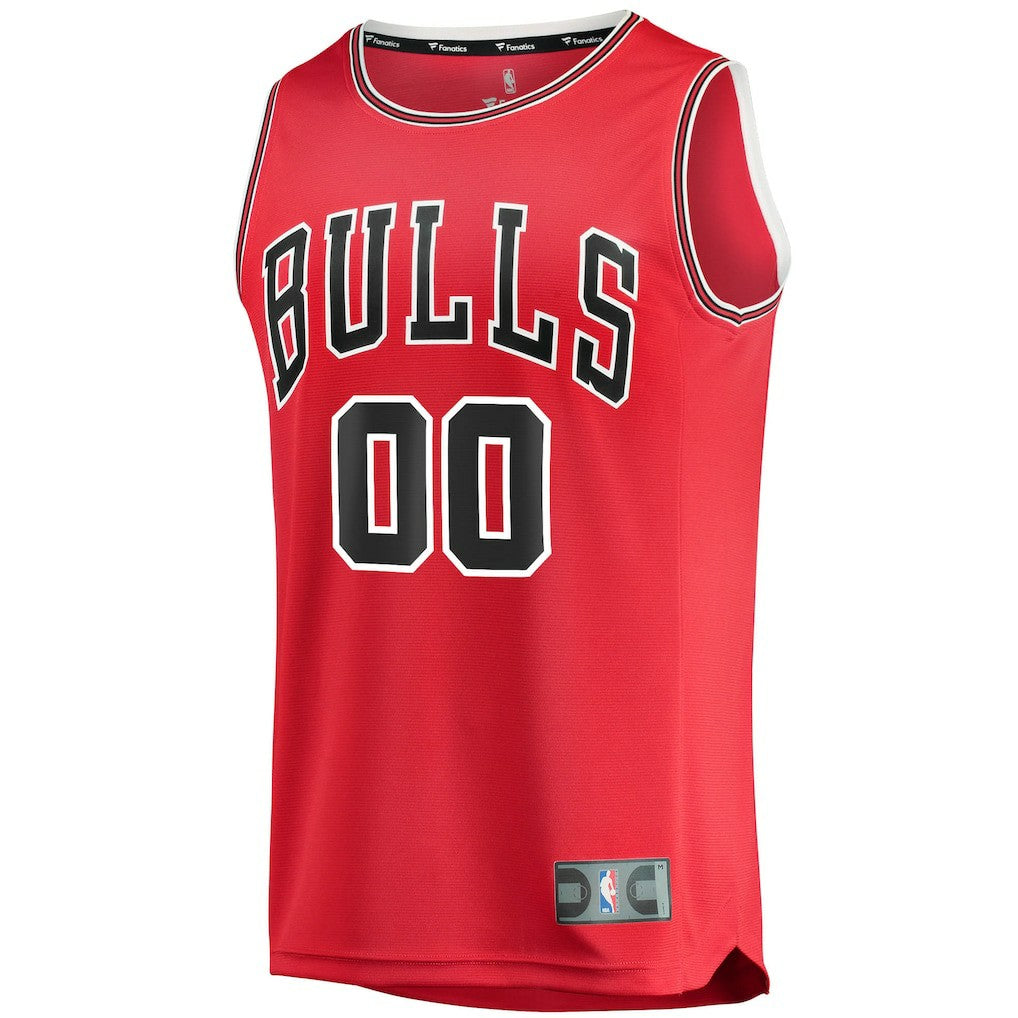 Chicago Bulls Youth Fast Break Custom Replica Jersey Red Icon Edition - NBA