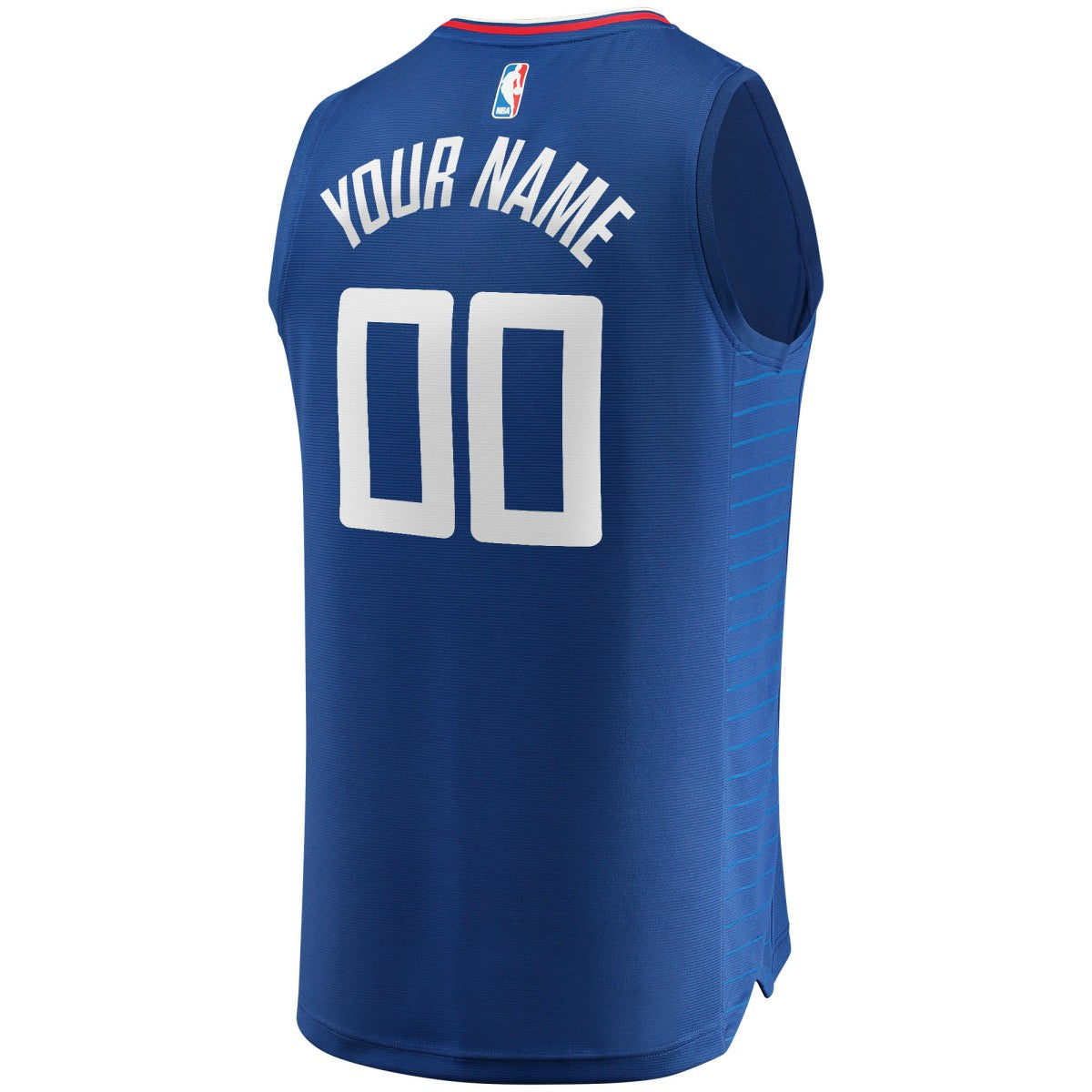 LA Clippers Youth Fast Break Custom Replica Jersey Royal Icon Edition - NBA