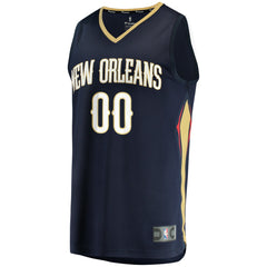 New Orleans Pelicans Youth Fast Break Custom Jersey Navy Icon Edition - NBA