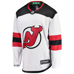 New Jersey Devils Fanatics Youth Away Breakaway Jersey - White - NHL