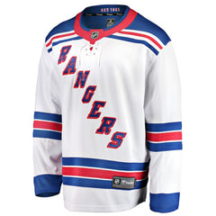 New York Rangers Fanatics Youth Away Breakaway Jersey - White - NHL