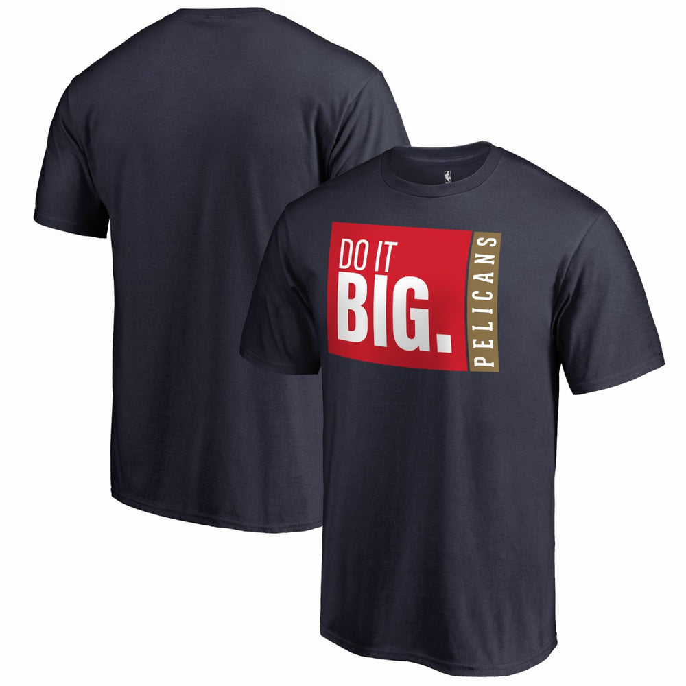 New Orleans Pelicans Do It Big T-Shirt Navy - NBA