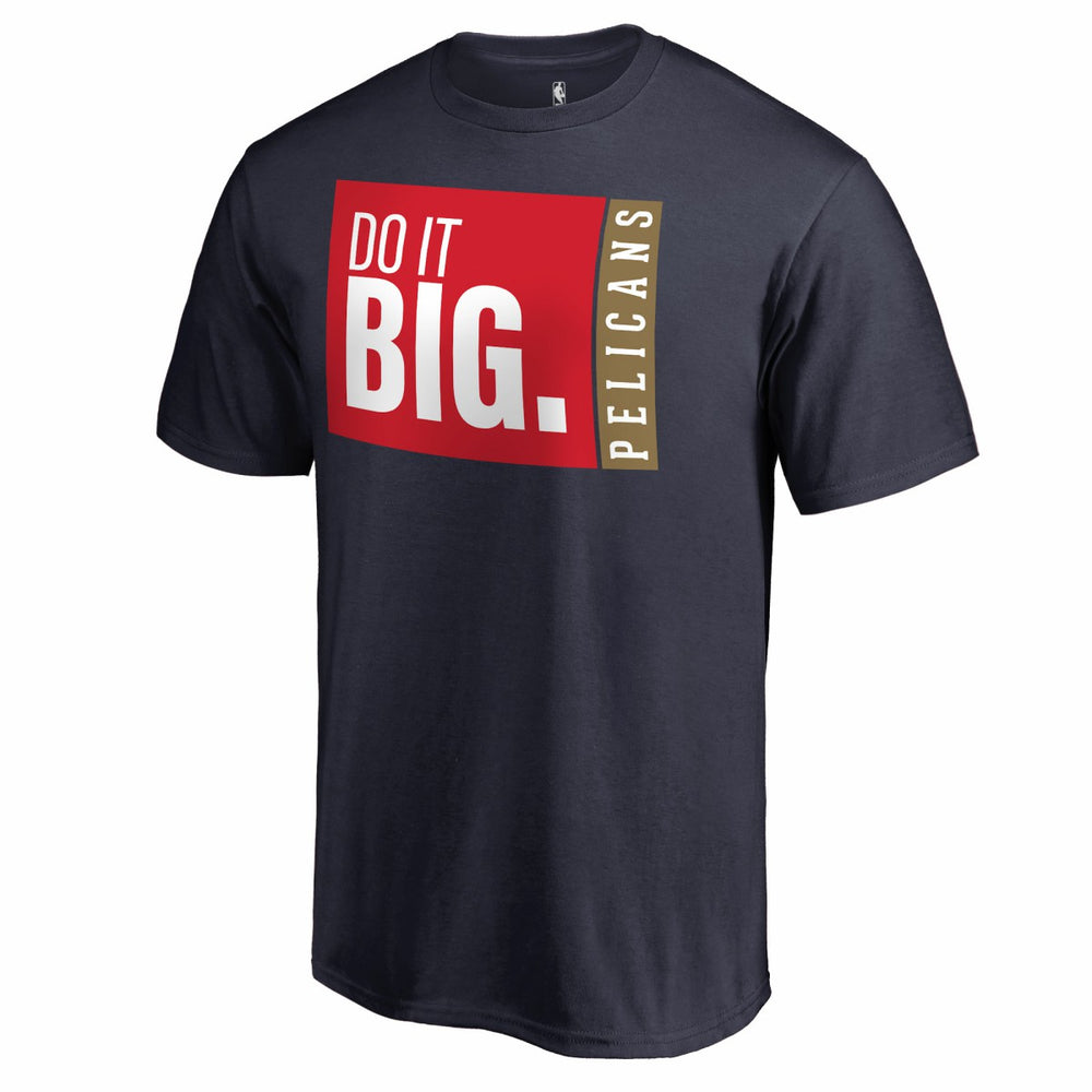 New Orleans Pelicans Do It Big T-Shirt Navy - NBA