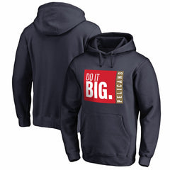 New Orleans Pelicans Do It Big Pullover Hoodie Navy - NBA