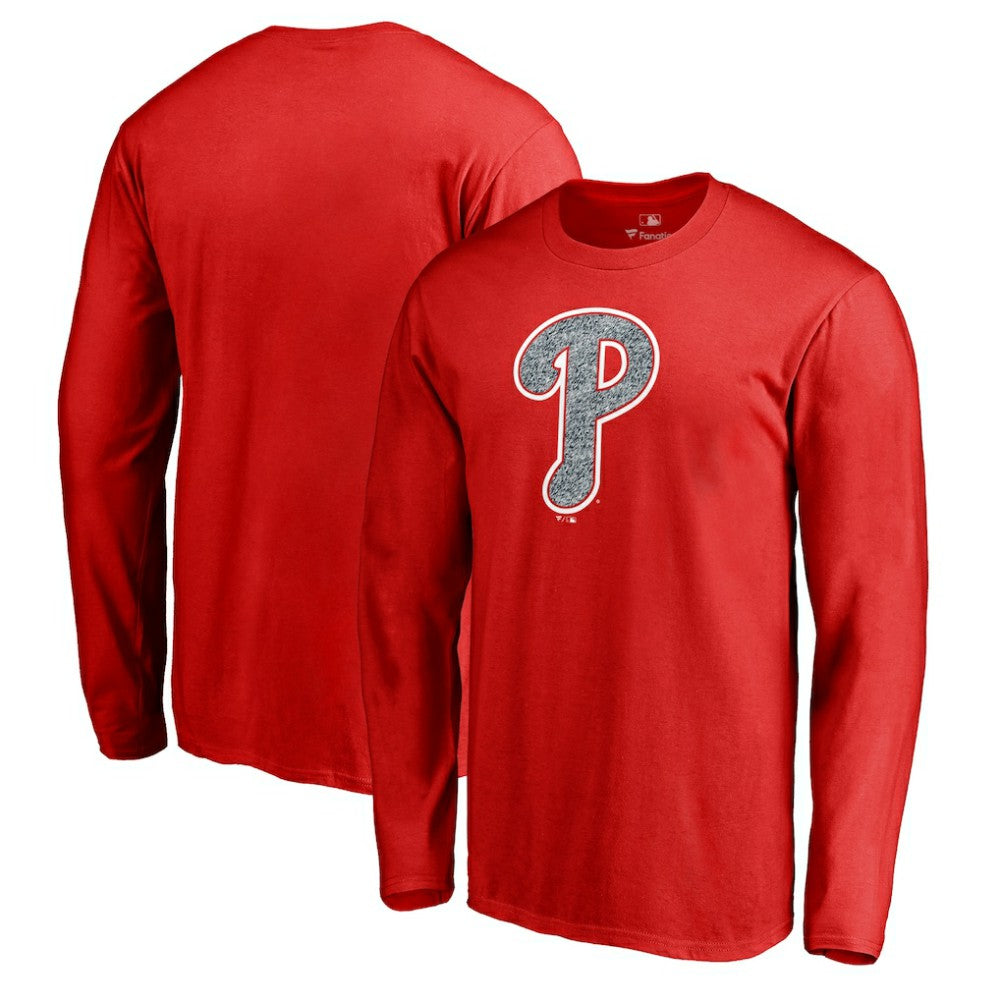 Philadelphia Phillies Static Logo Long Sleeve T-Shirt - MLB