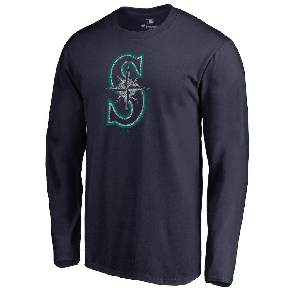Seattle Mariners Static Logo Long Sleeve T-Shirt - MLB