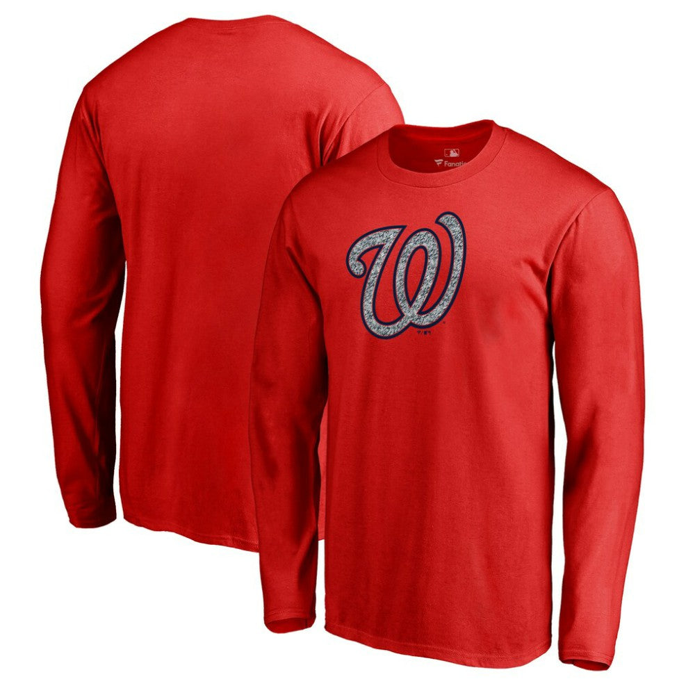Washington Nationals Static Logo Long Sleeve T-Shirt - MLB