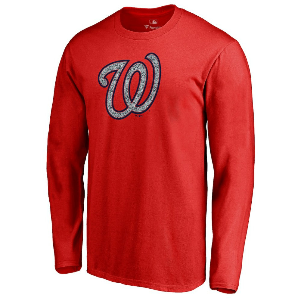 Washington Nationals Static Logo Long Sleeve T-Shirt - MLB