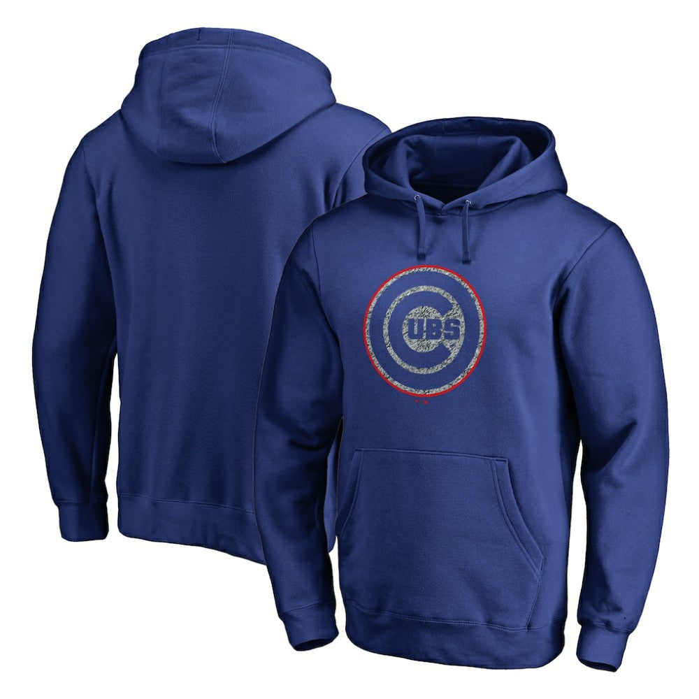 Chicago Cubs Static Logo Pullover Hoodie - MLB