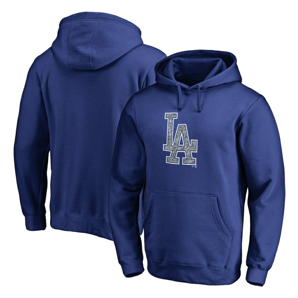 Los Angeles Dodgers Static Logo Pullover Hoodie - MLB