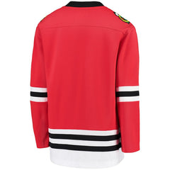 Chicago Blackhawks Fanatics Youth Home Replica Blank Jersey - Red - NHL