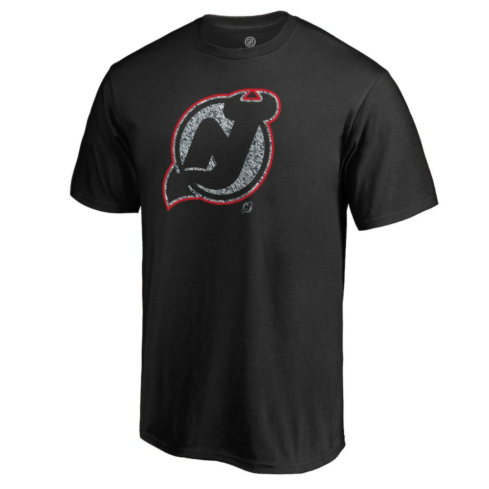 New Jersey Devils Static Logo T-Shirt - Black - NHL