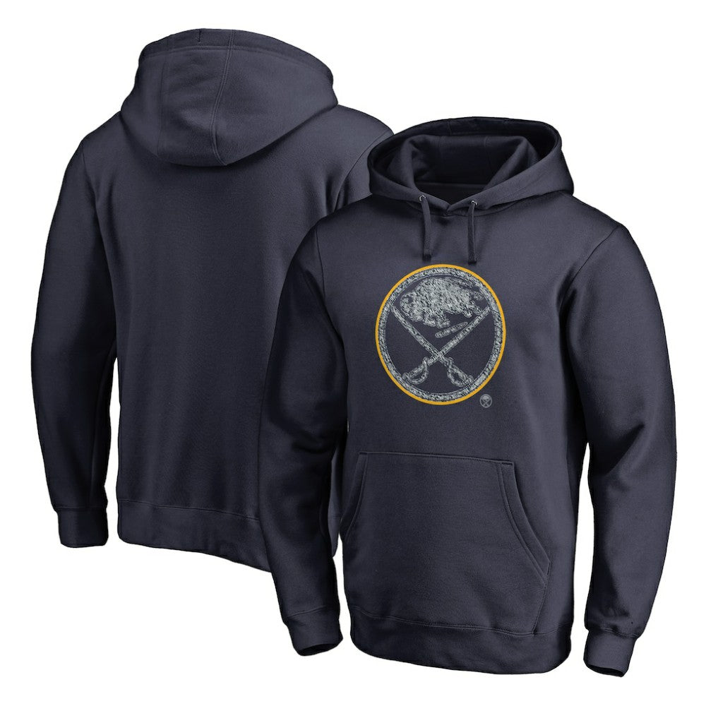 Buffalo Sabres Static Logo Pullover Hoodie - Navy - NHL