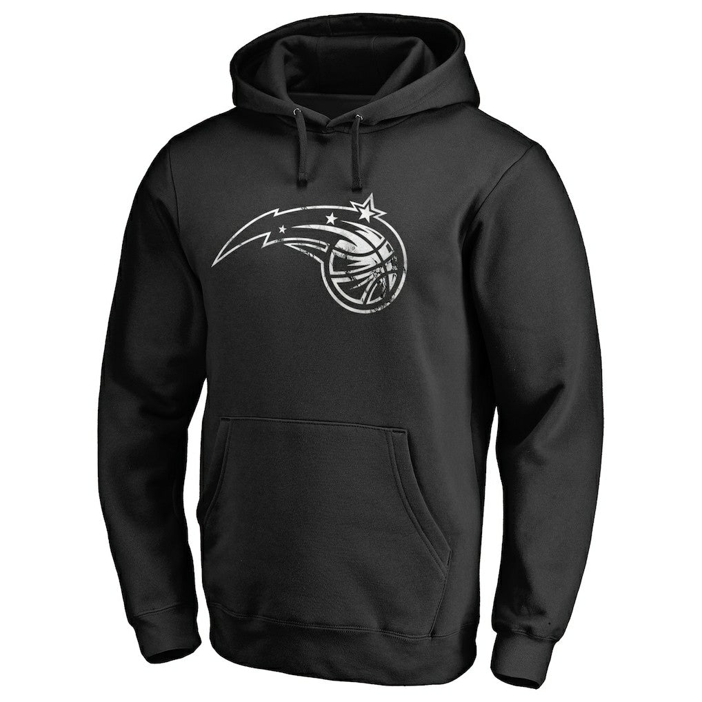 Orlando Magic Marble Logo Pullover Hoodie Black - NBA