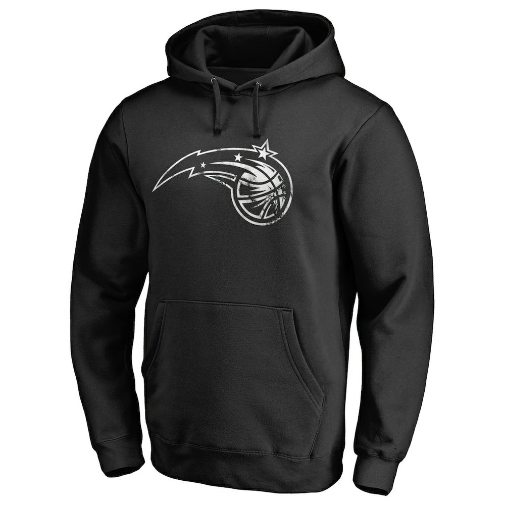 Orlando Magic Marble Logo Pullover Hoodie Black - NBA