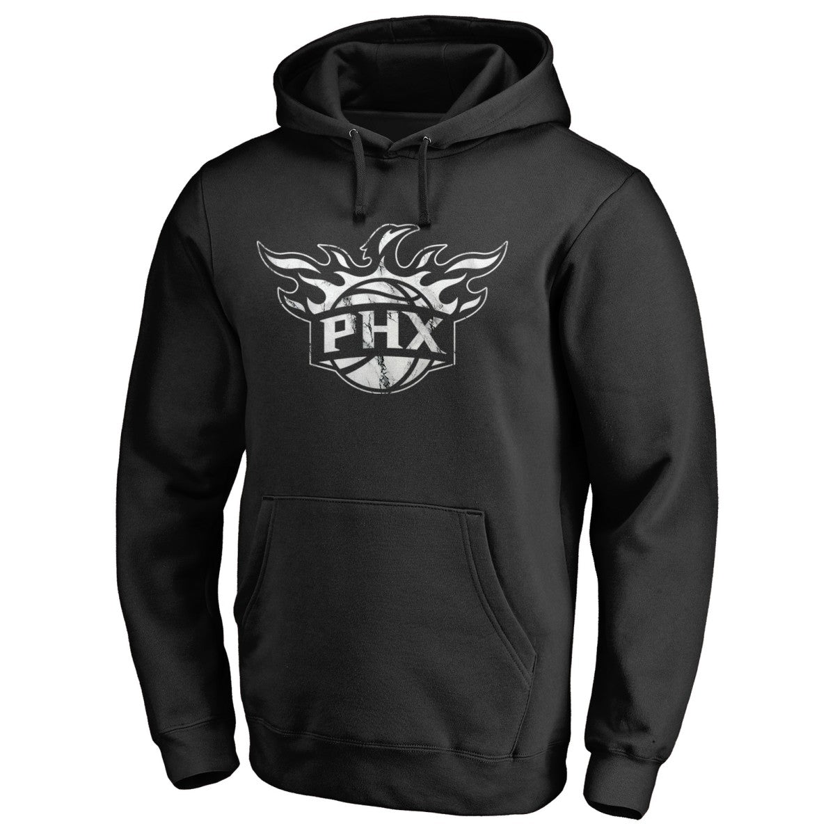 Phoenix Suns Marble Logo Pullover Hoodie Black - NBA