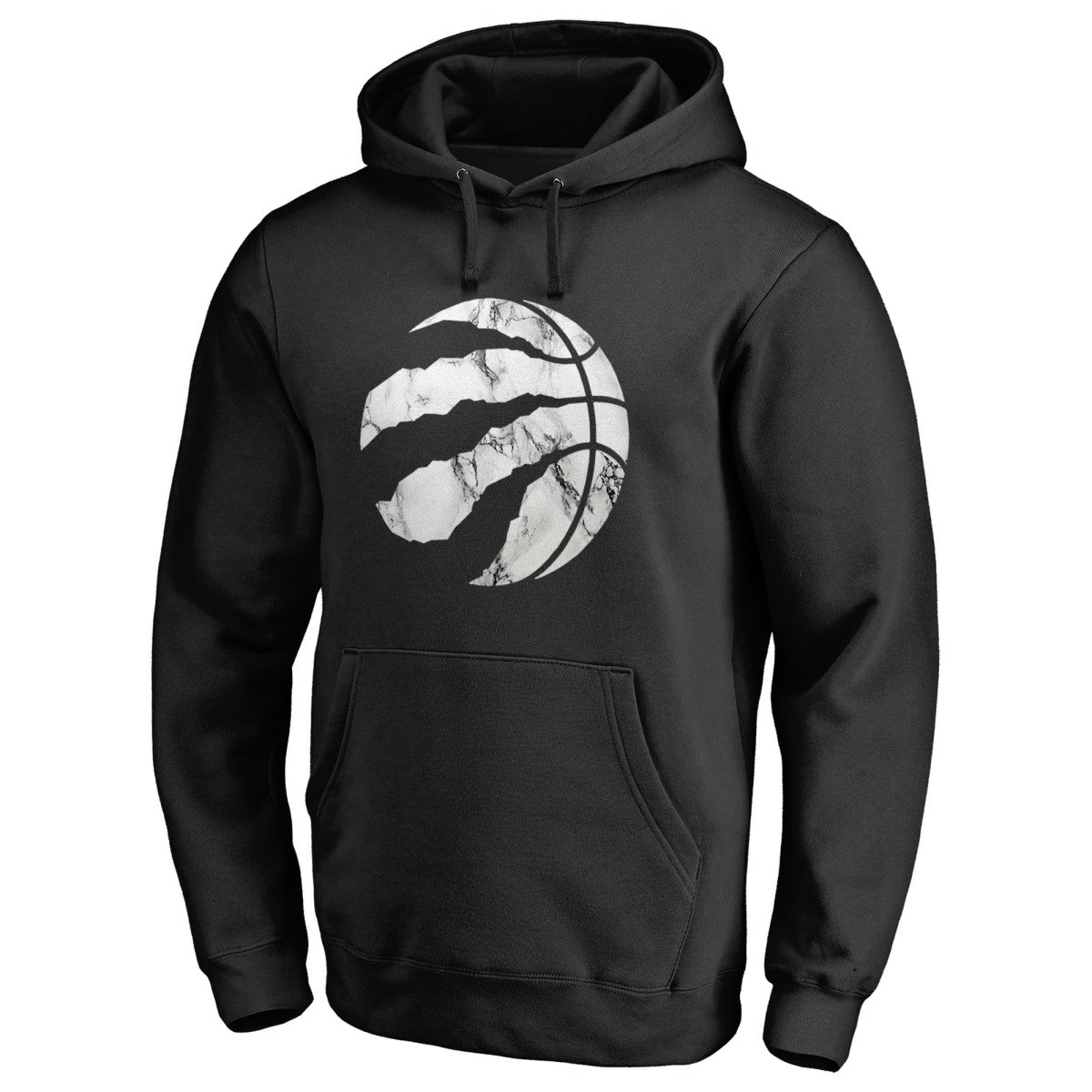 Toronto Raptors Marble Logo Pullover Hoodie Black - NBA