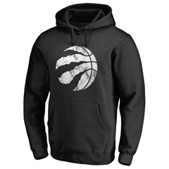 Toronto Raptors Marble Logo Pullover Hoodie Black - NBA
