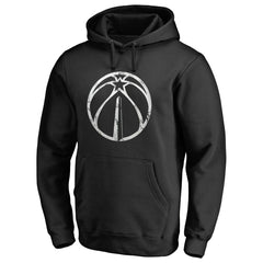 Washington Wizards Marble Logo Pullover Hoodie Black - NBA