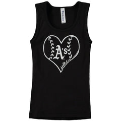 Athletics Soft as a Grape Youth Cotton Tank Top - MLB