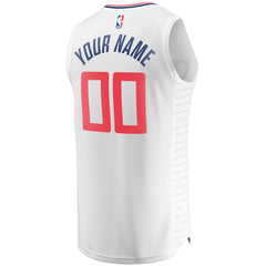 LA Clippers Youth Fast Break Custom Replica Jersey White Association Edition - NBA