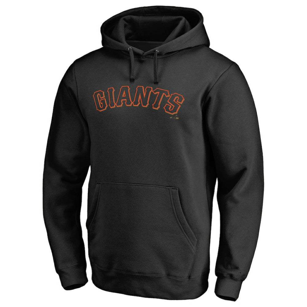 San Francisco Giants Official Wordmark Fitted Pullover Hoodie - MLB