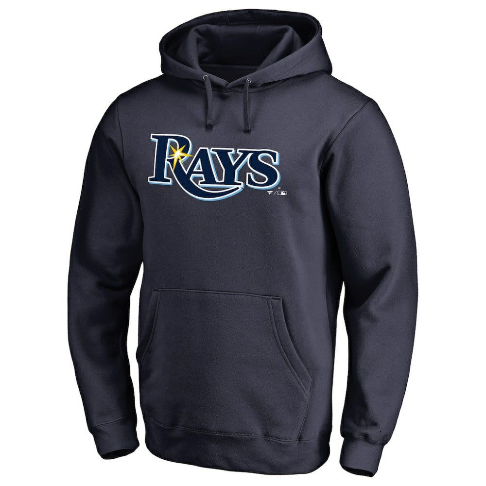 Tampa Bay Rays Official Wordmark Fitted Pullover Hoodie - MLB