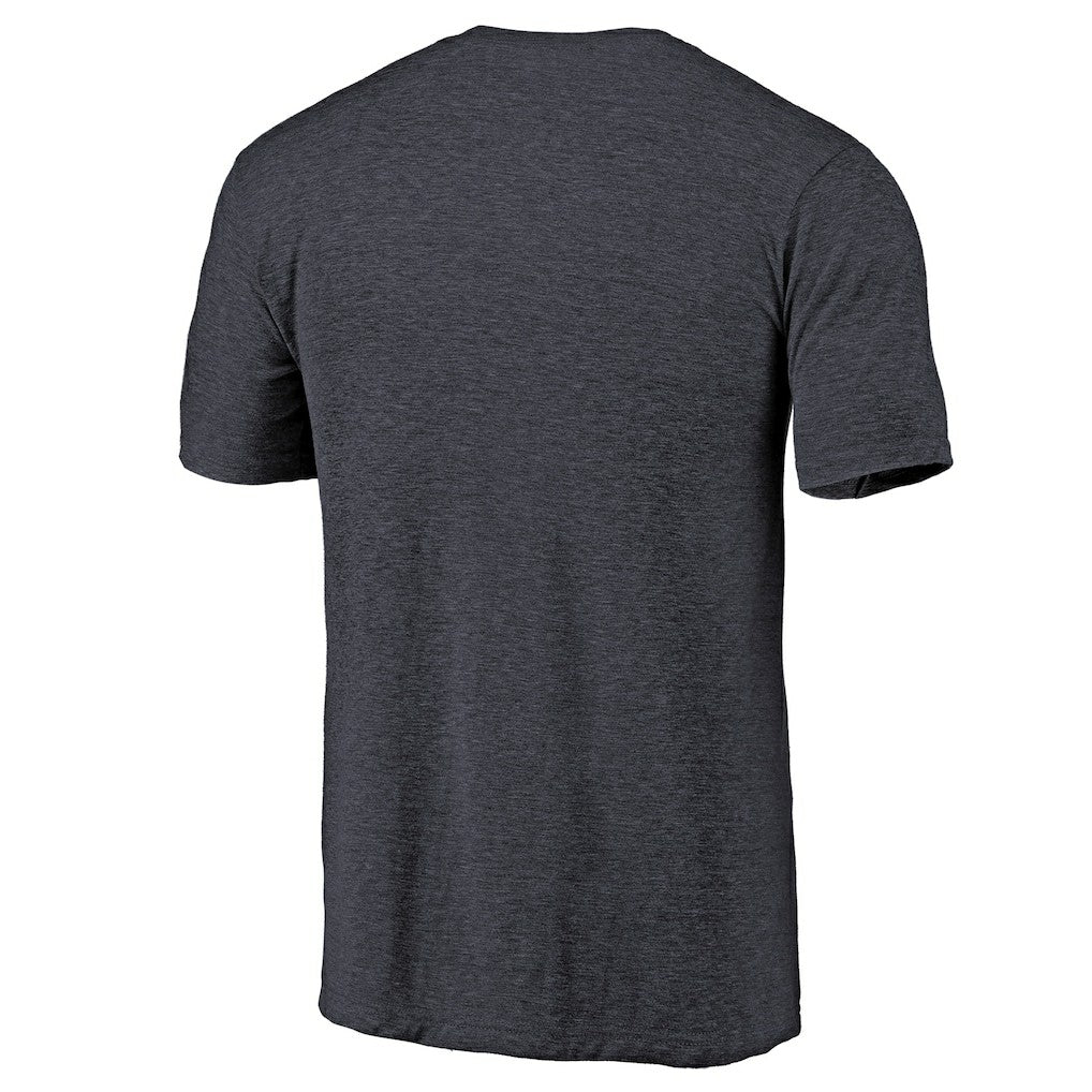 Dallas Mavericks Distressed Logo Tri-Blend T-Shirt Navy - NBA