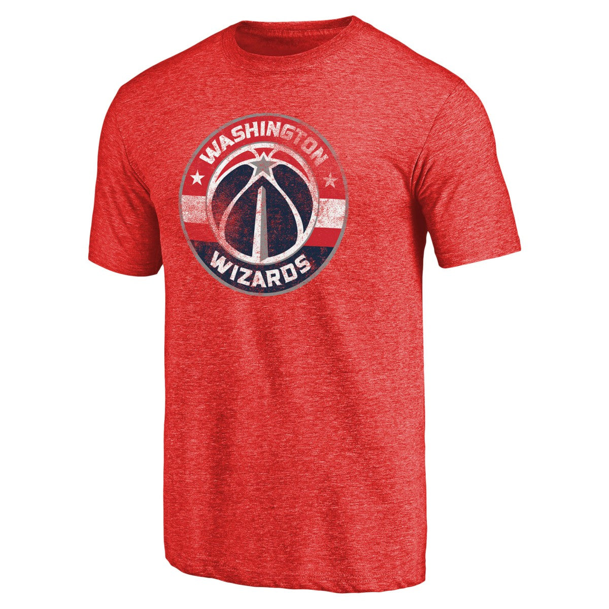 Washington Wizards Distressed Logo Tri-Blend T-Shirt Red - NBA