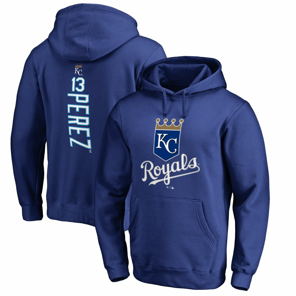 Salvador Perez Kansas City Royals Backer Pullover Hoodie - MLB