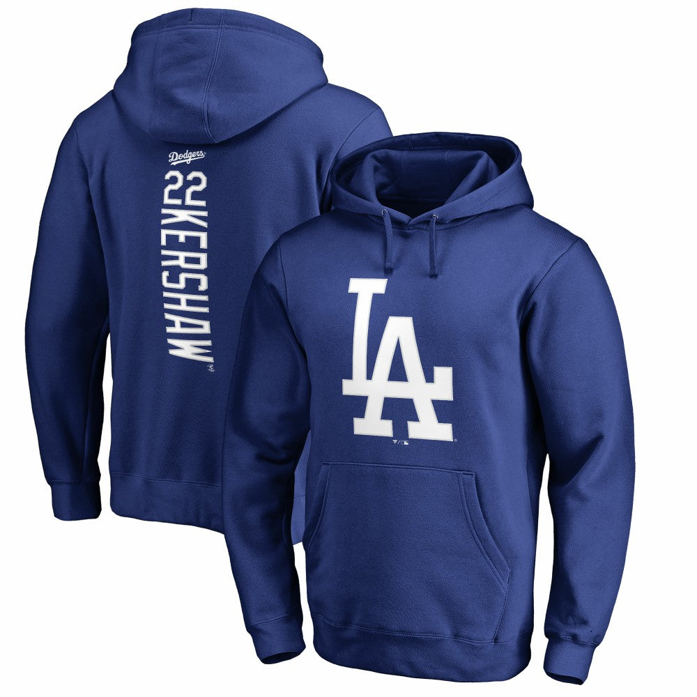 Clayton Kershaw Los Angeles Dodgers Backer Pullover Hoodie - MLB