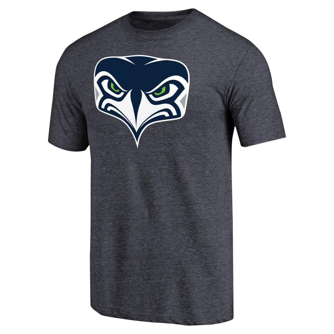 Seattle Seahawks Alternate Team Logo Gear Tri-Blend T-Shirt Navy | NFL