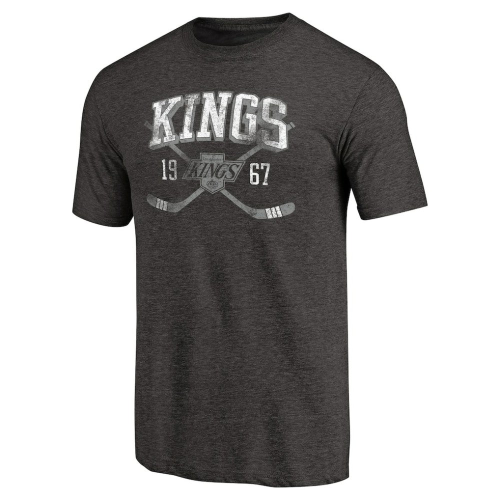 Los Angeles Kings Vintage Collection Line Shift Tri-Blend T-Shirt - Black - NHL
