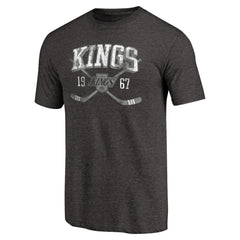 Los Angeles Kings Vintage Collection Line Shift Tri-Blend T-Shirt - Black - NHL
