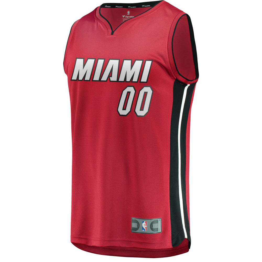 Miami Heat Youth Fast Break Replica Custom Jersey Red Statement Edition - NBA
