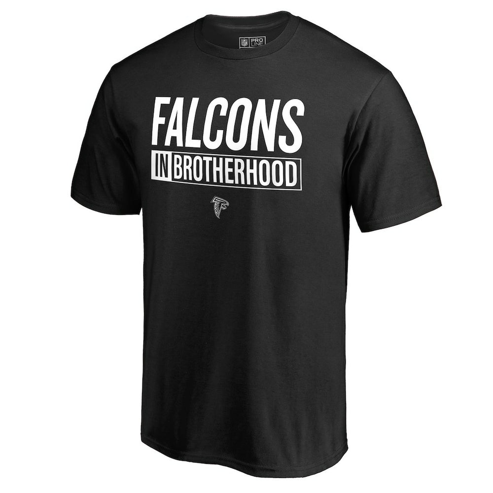 Atlanta Falcons Brotherhood Stack T-Shirt Black | NFL